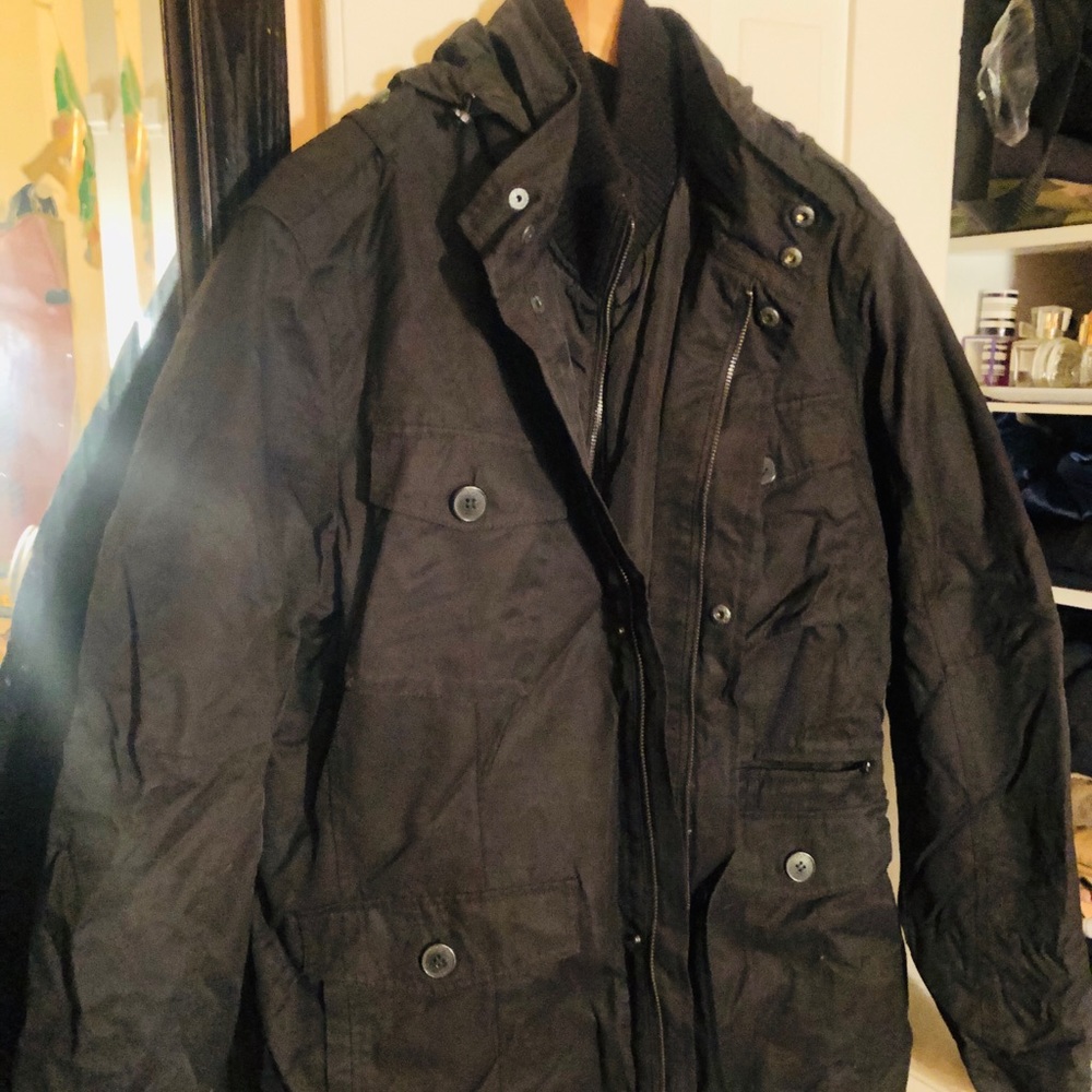 Cole Haan black jacket with liner vest